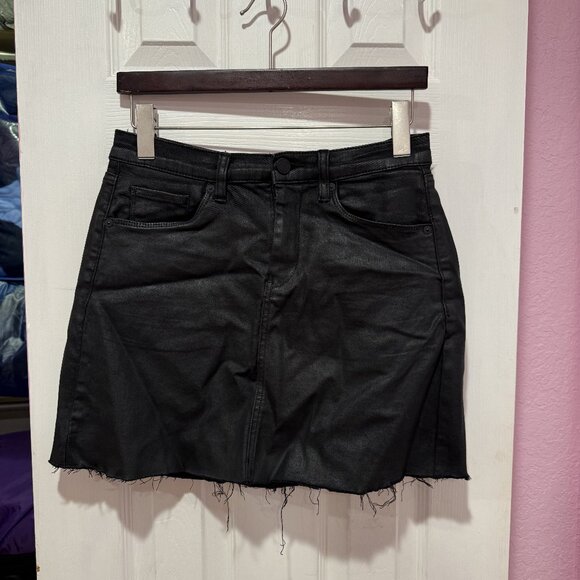 BlankNYC Coated Denim Mini Skirt - Picture 1 of 2